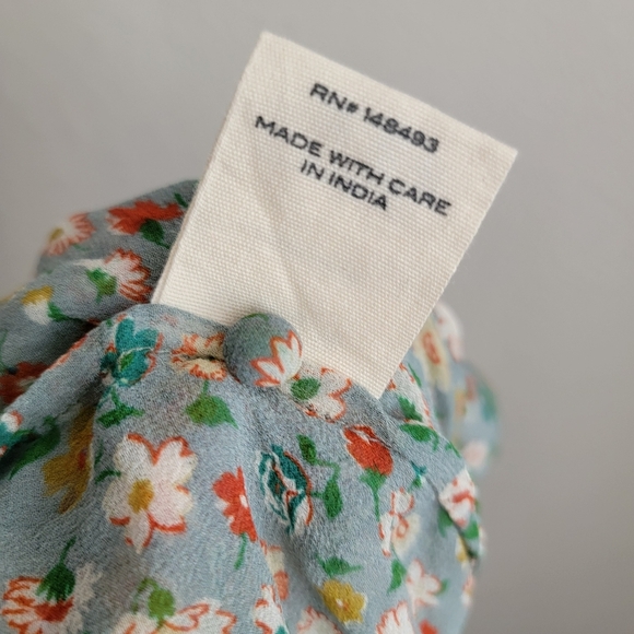 Doen Selma Top in Sarcelle Tasha Garden size XL NWT - Picture 11 of 11